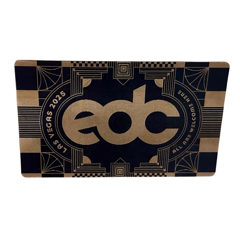 EDC Las Vegas 2025 Fridge Magnet, Laminate and Lanyard. Official!